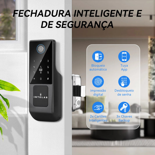 Fechadura biometria dupla